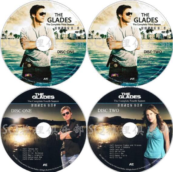 美劇DVD：血迷棕櫚/陽光下的棕櫚湖 / 沼澤鎮的罪惡/棕櫚湖警探 1-4季 8碟