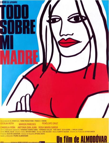 1999西班牙高分劇情《關於我母親的一切/我的母親/論盡我阿媽》.西班牙語中西雙字