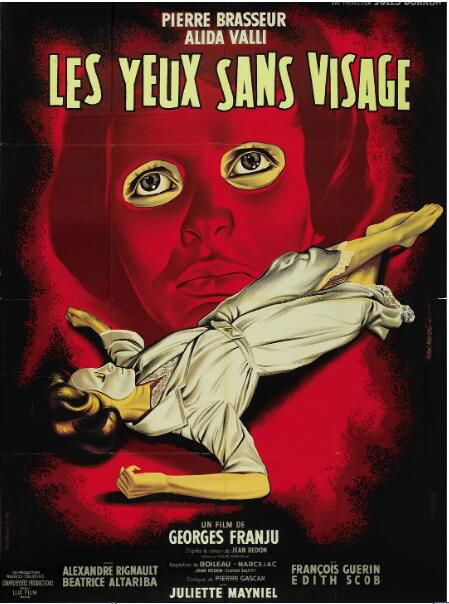 1960高分恐怖驚悚《沒有面孔的眼睛/無臉之眼》皮埃爾·布拉瑟 法語中字