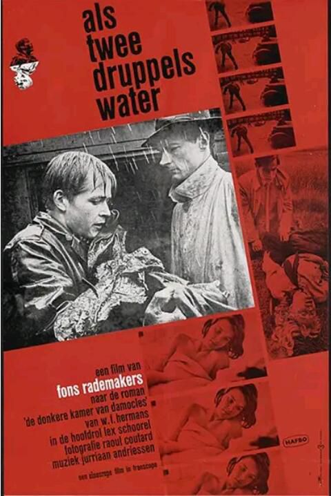 1963荷蘭電影 一模一樣/Als twee druppels water 二戰/間諜戰/ DVD