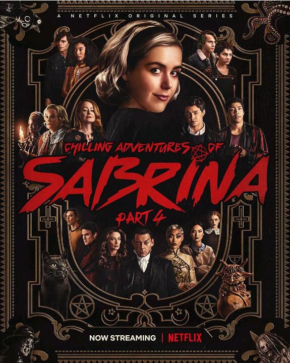 2020新懸疑美劇DVD：薩布麗娜的驚心冒險/莎賓娜的顫栗冒險 第四季 全8集 2碟