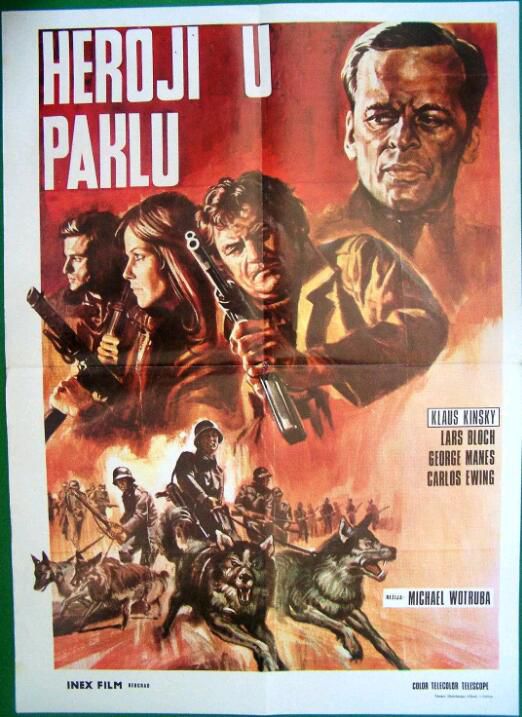 1974意大利電影 地獄英雄/Eroi all'inferno Lars Bloch 二戰/意大利語中字 DVD