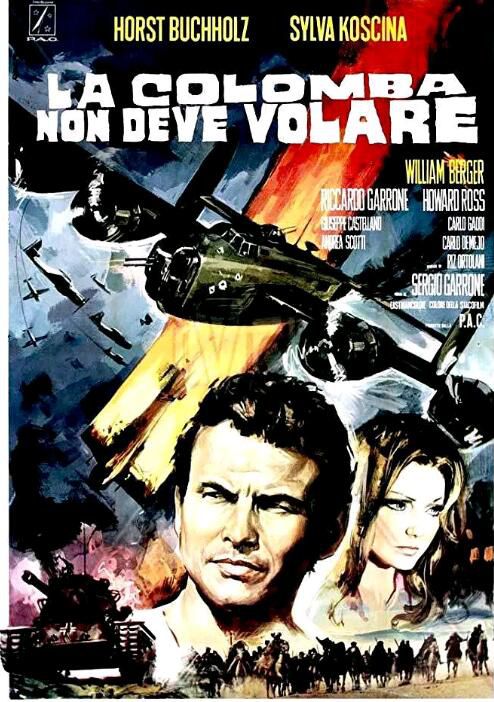1970意大利電影 不會飛的鴿子/飛渡關山間諜網 二戰/沙漠戰/軍事設施/ DVD
