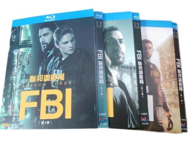 藍光版 聯邦調查局 FBI 1-3季 9枚組