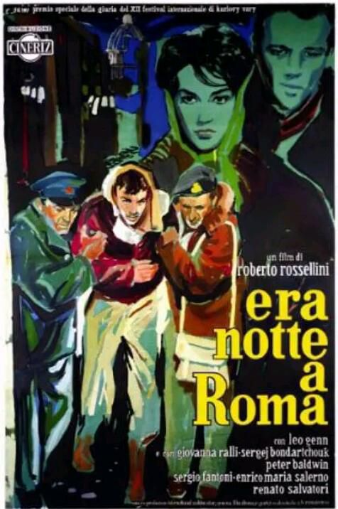 1960意大利電影 夜色朦朧逃脫時/Era Notte a Roma 二戰/集中營/ DVD